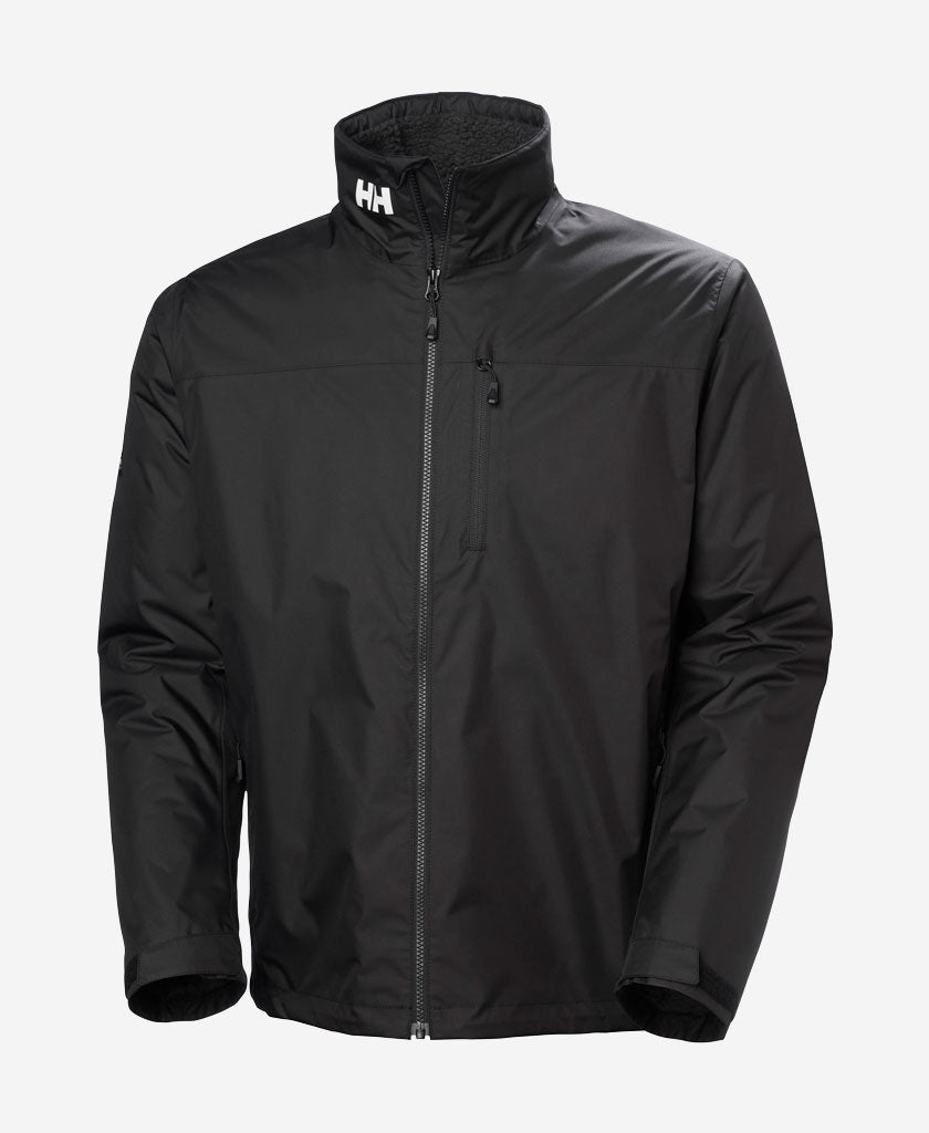 crew hooded pile jacket