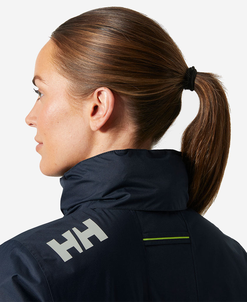 w crew hooded pile jacket