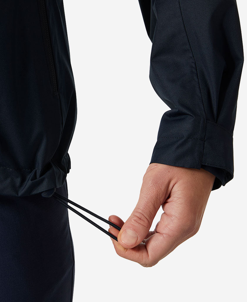 w crew hooded pile jacket